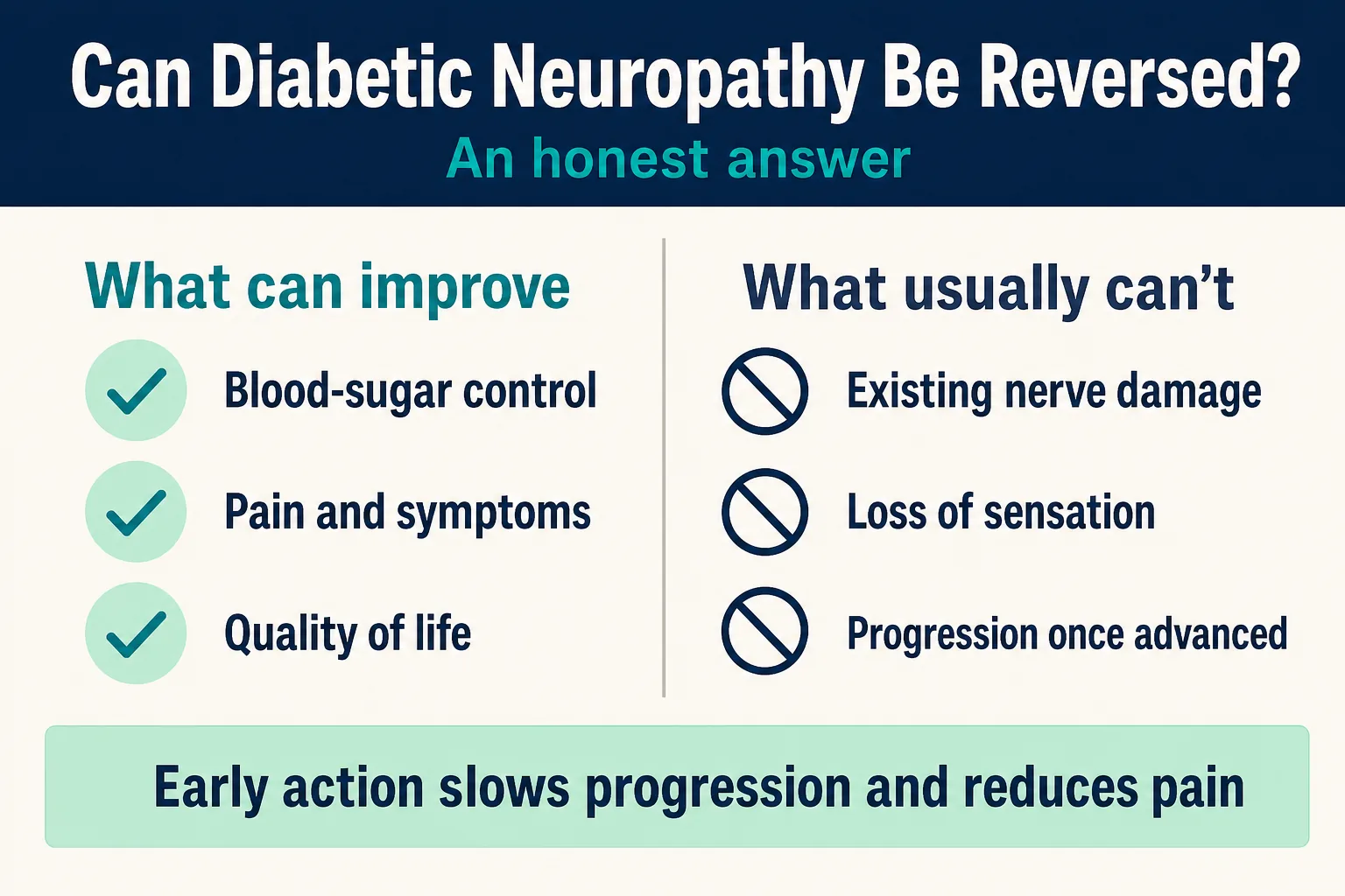 Infographic: Can Diabetic Neuropathy Be Reversed? What Patients Should Know