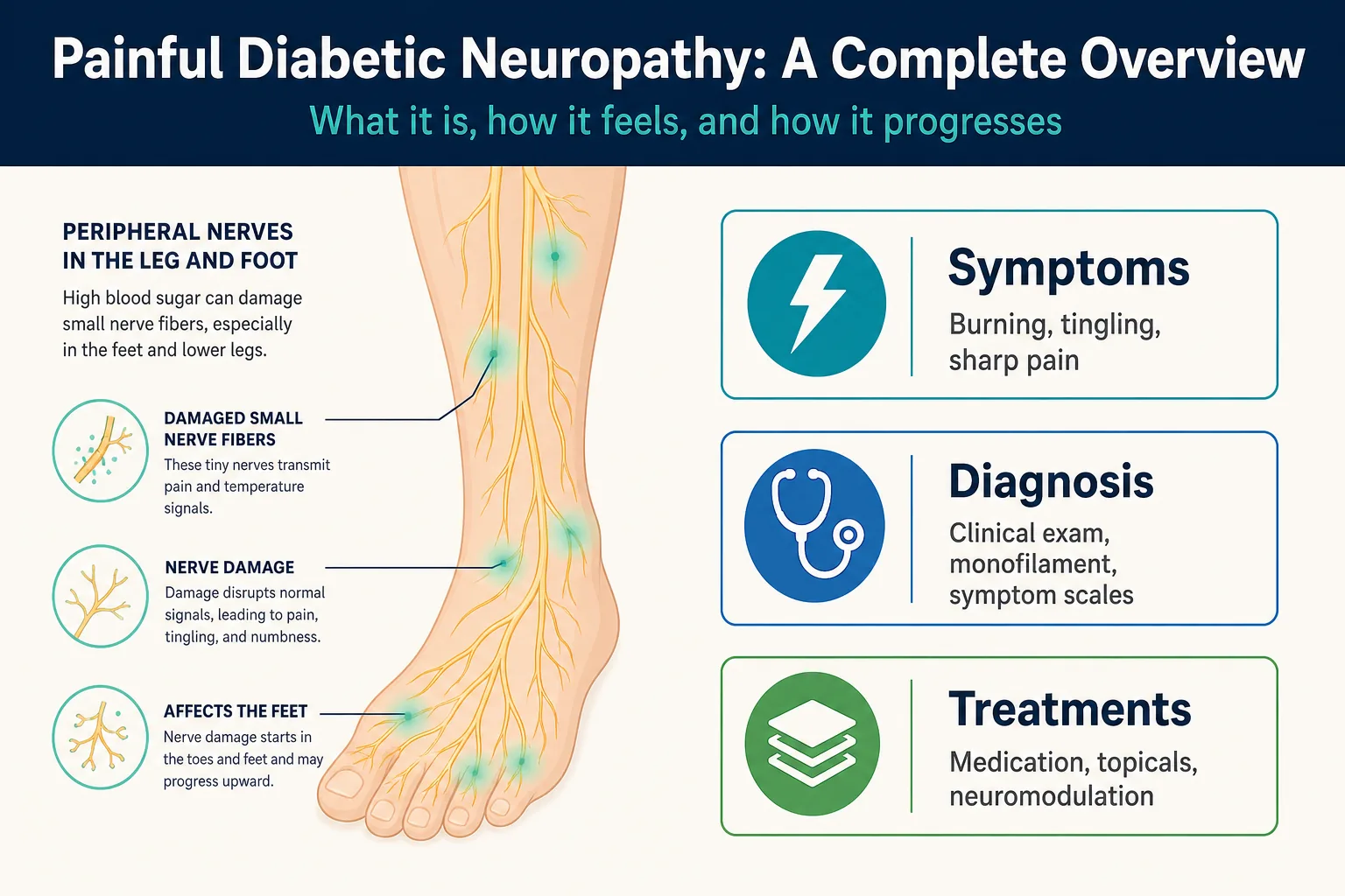 Infographic: What Is Painful Diabetic Neuropathy? A Complete Guide for Patients